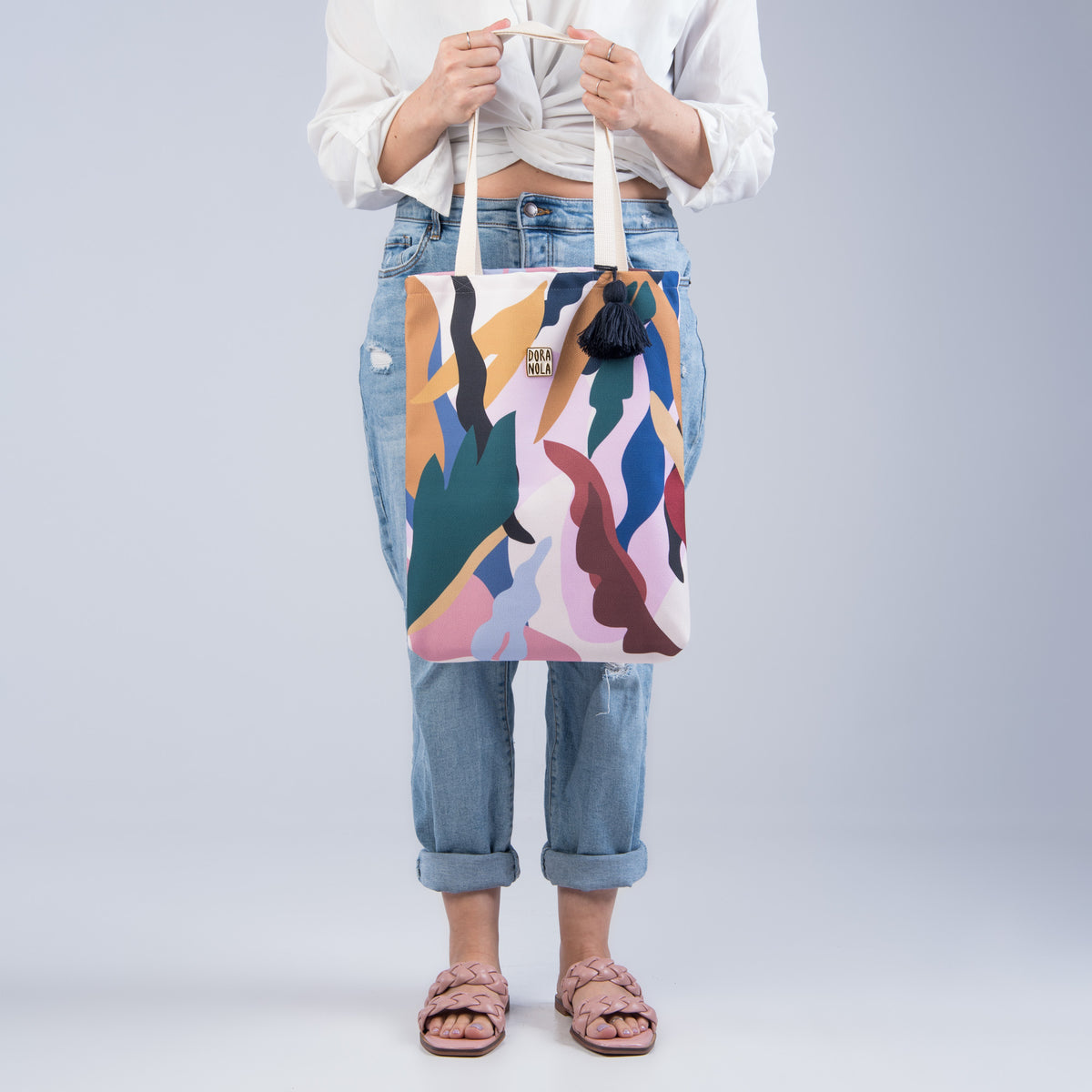 Swimsuit, Tote Bag with Tassel