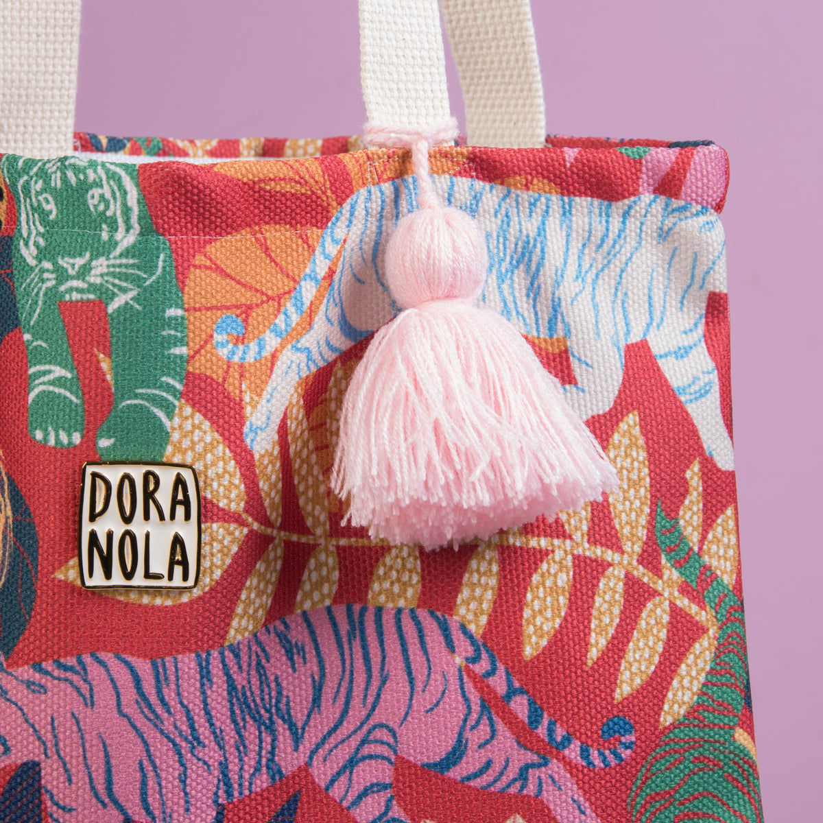 Tigress, Tote Bag with Tassel