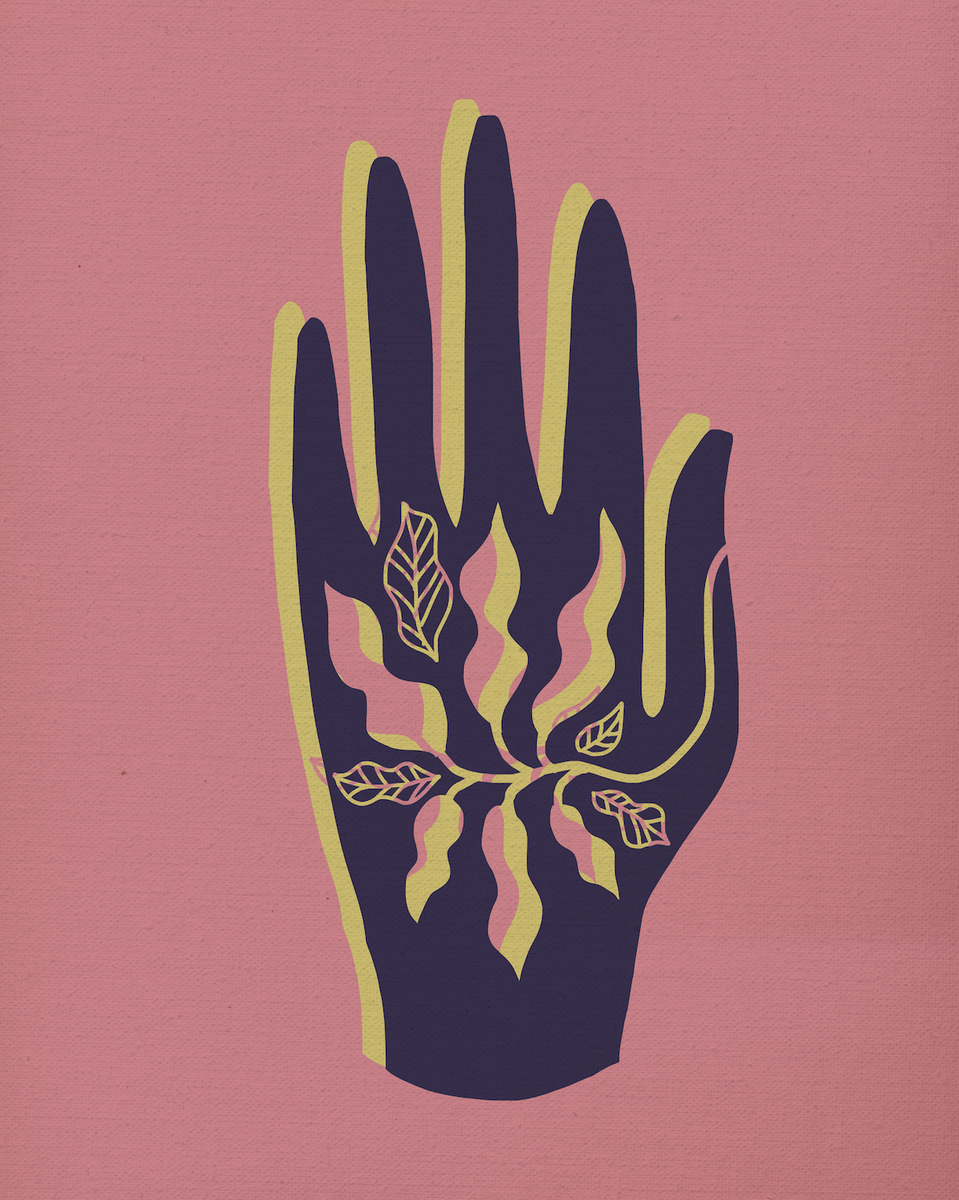 Hands Down Art Print - Vine