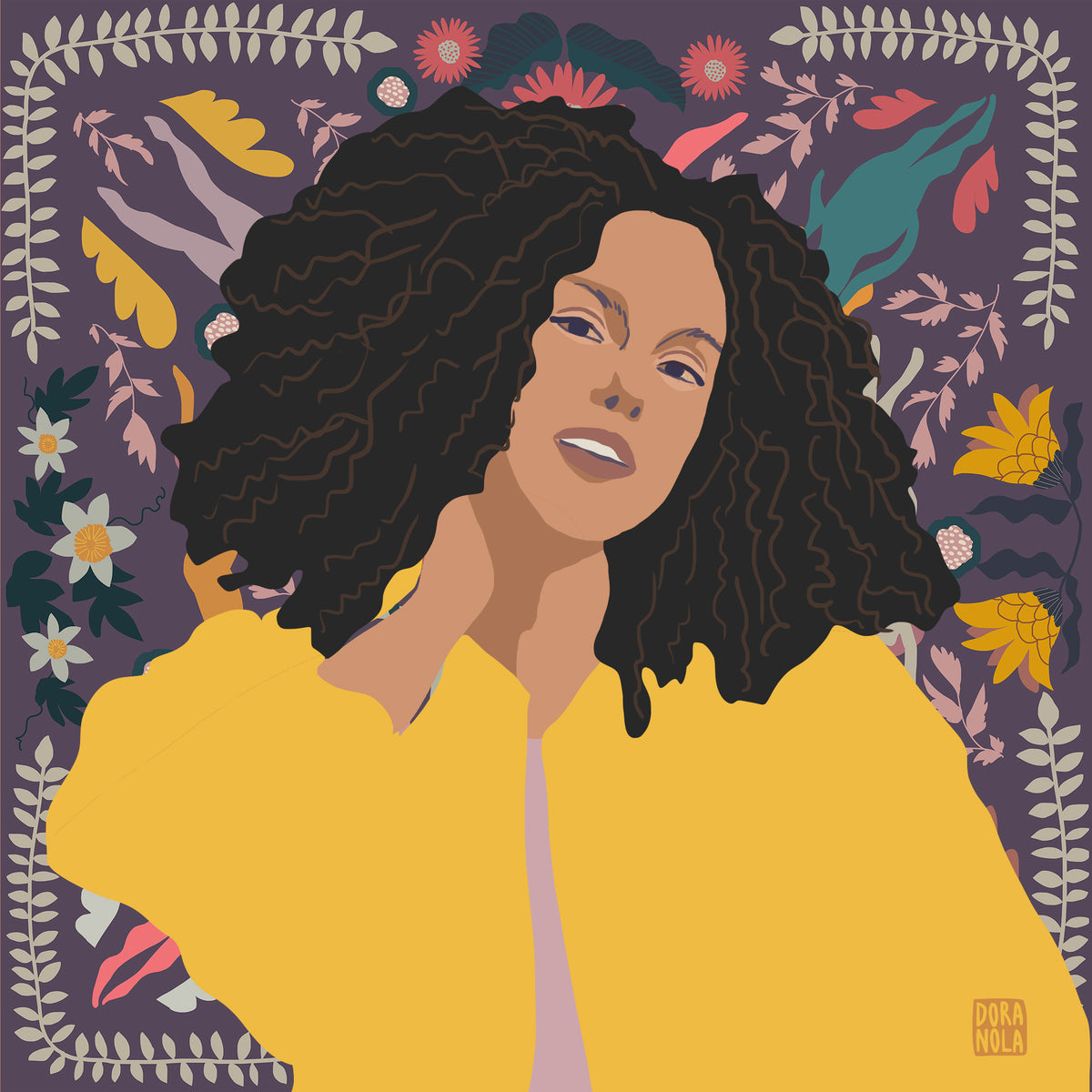 Portrait of Alicia Keys | Dora Nola